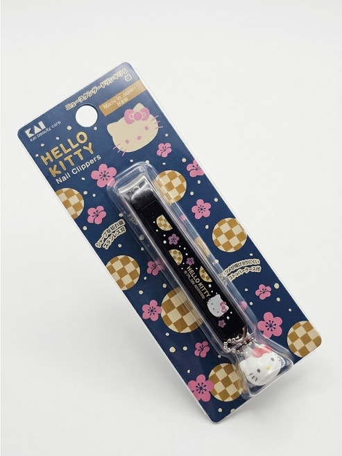 카이 헬로키티 마스코트 얼굴 손톱깍이 손톱깎이 (소)-blue, 1개, 블루