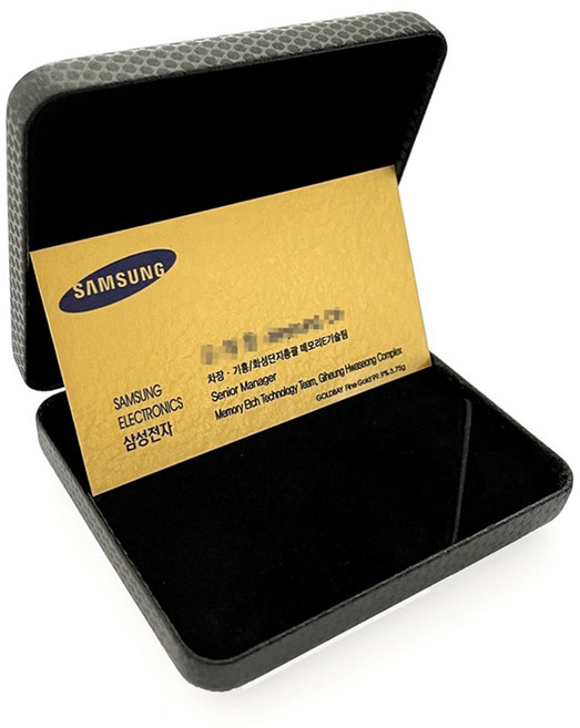 순금카드명함 기본형 1g 1.875g 3.75g 7.5g 금명함 순금카드 재직 퇴직 입사 기념 감사 선물 24K 99.9