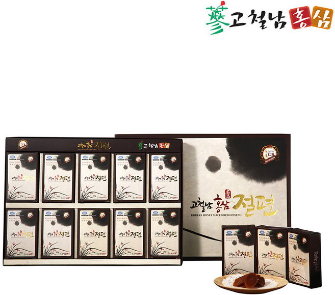고철남홍삼 고철남 홍삼절편 선물용 10p(200g), 20g, 1개