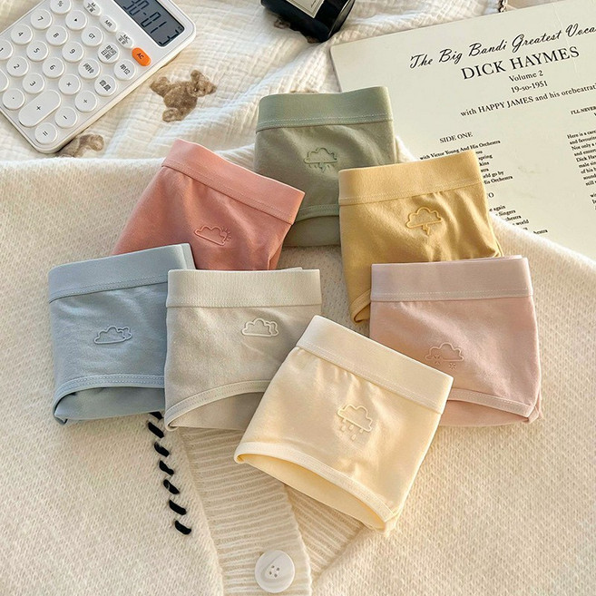 플랜와이 레인보우 요일 면스판 팬티 7종 주니어 성장기 겸용