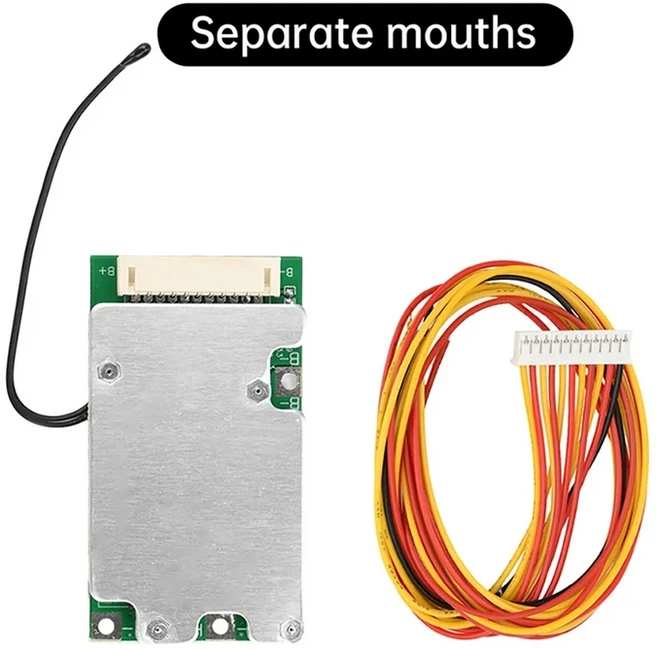 BMS 10S 36V 30A 리튬 배터리 충전 보드 PCB 18650 배터리 균형 보호 보드 전기 자동차 용 리튬 이온 셀 밸, [02] Split Port