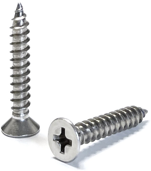 리우툴 스텐 피스 1종 태핑 나사 못 접시머리 M2 부터 M6 나무 조립 목공 콘크리트 벽 선반 칼블럭 낱개, 스텐 접시머리 1종 태핑나사, M6(6mm), 35mm, 1개