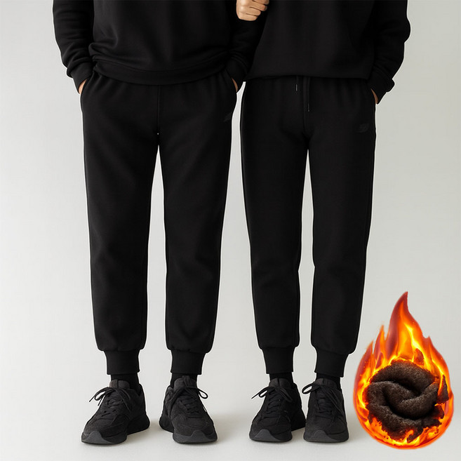 시크벤 남녀공용 빅사이즈 밴딩 조거 팬츠 트레이닝 바지