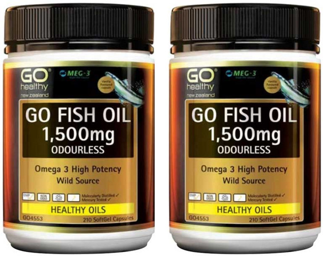 고헬씨 고 피시 오일 1500mg 소프트젤, 2개, 210정