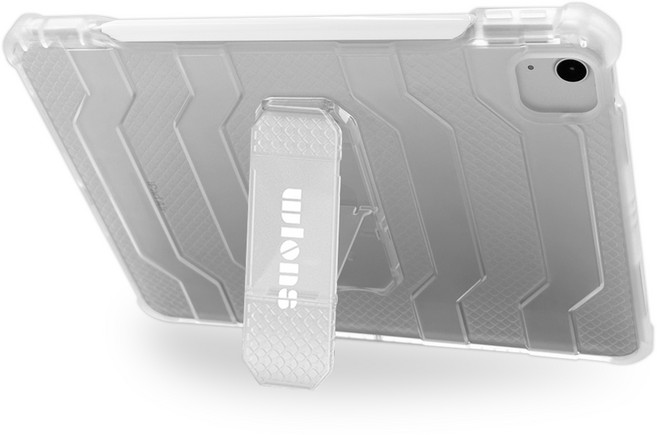 아이패드 호환 펜슬 수납 프라임쉴드 스탠드 거치대 케이스, 투명, 1개