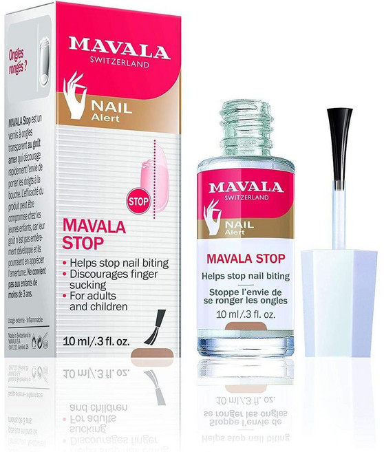 Mavala 마발라 스탑-네일 폴리쉬 어게인스트 비튼 네일 10ml, 1개