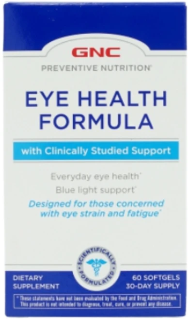 [GNC] 아이 헬스 포뮬러 60 소프트젤, 1개, 60정 - 쿠팡