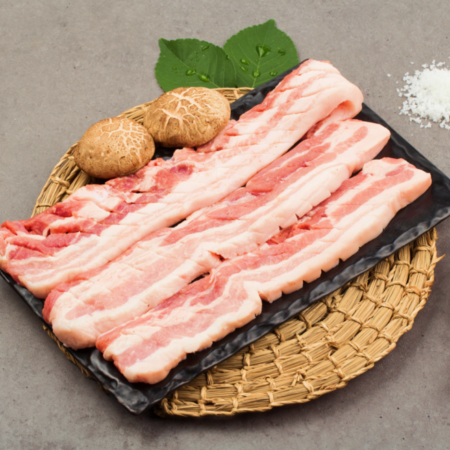 냉동 삼겹살 구이용 돼지고기, 1개, 1kg