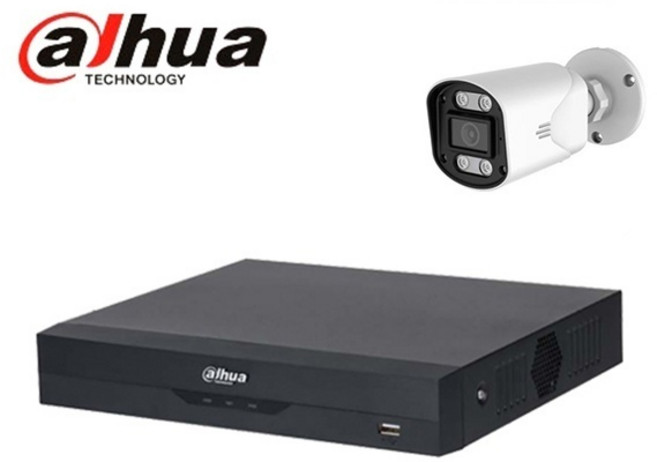 (다후아) 아날로그 CCTV 패키지 (XVR-5104HS-I3) 2MP 4채널 DVR + 2.1MP 뷸렛 카메라(기본2대), 1개, XVR-5104HS-I3