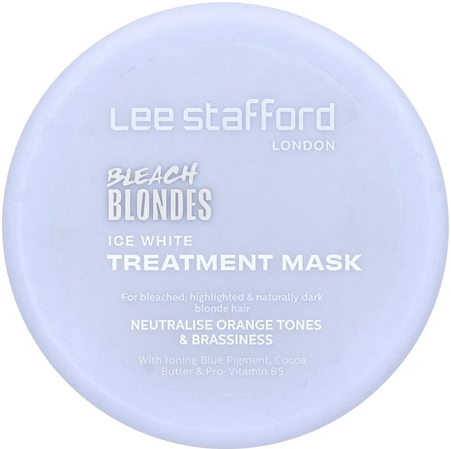 Lee Stafford 블리치 블론드 아이스 화이트 트리트먼트 마스크 200ml(6.7fl oz), LeeStafford블리치블론드아이스화이트트리트먼트마스, 1개, 200ml - 쿠팡
