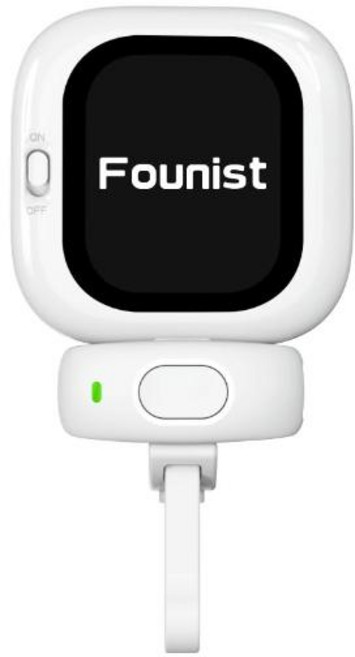 Founist 隨拍Mini 手機後鏡頭取景螢幕, 白色, 1個