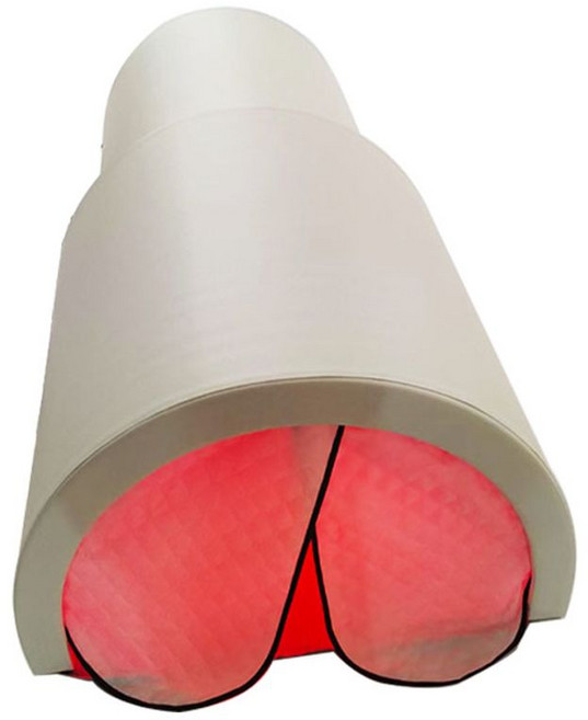 온열돔 찜질 원 적외선 1인 온열기, 실버캡슐+히터매트