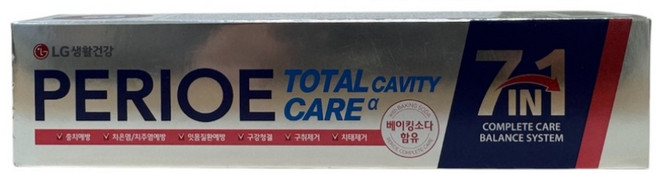 페리오 토탈케어 7in1 치약, 180g, 1개