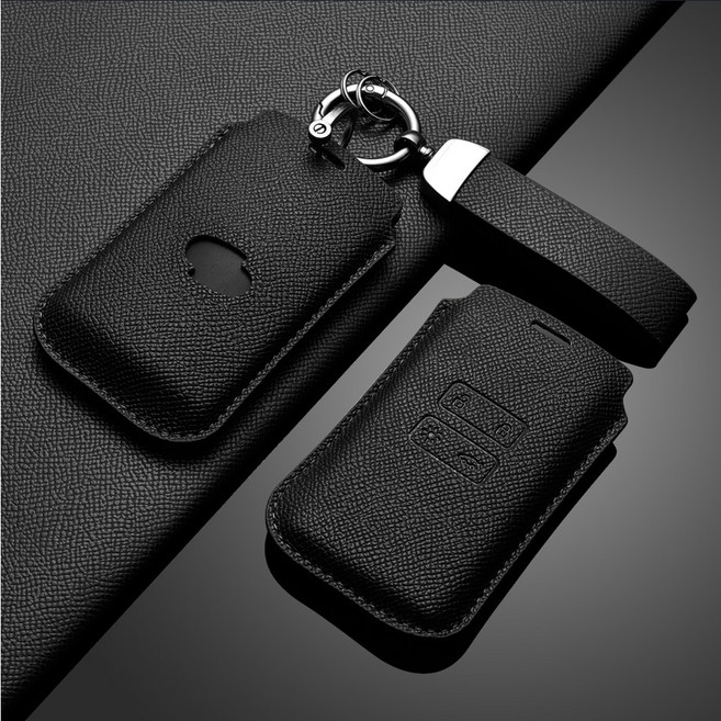 카로카 르노 호환 가죽 키케이스 키커버 SM6 QM3 QM6 XM3 콜레오스, R-2(태풍), 블랙