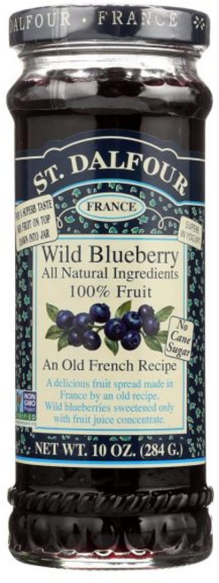 토스트 샌드위치 잼 수제잼 세인트 달푸어 야생 블러브리 보호, 1개, 199.58g