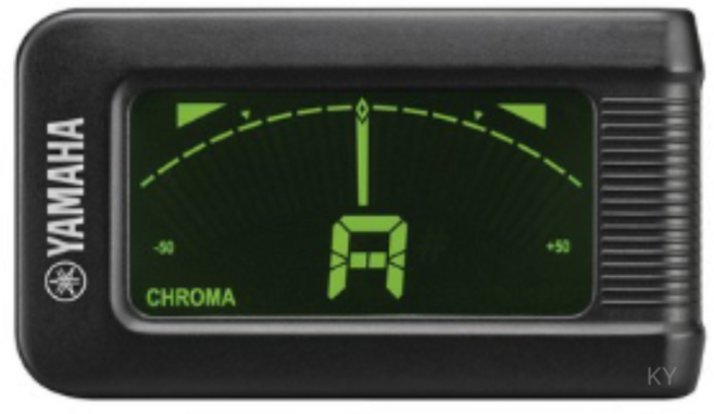 야마하 기타 베이스용 크로매틱 클립온 튜너, 4개