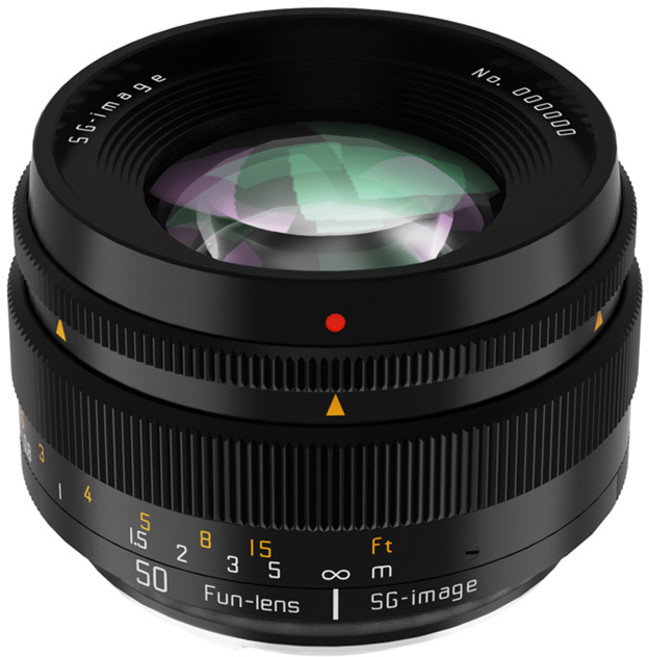 SG image 50mm F1.8 Z마운트 MF 풀프레임 렌즈