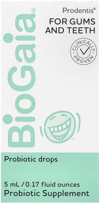 BioGaia Prodentis 프로바이오틱 드롭 잇몸 및 치아용 2억CFU 5ml(0.17fl oz), BioGaiaProdentis프로바이, 1개, 5ml - 쿠팡