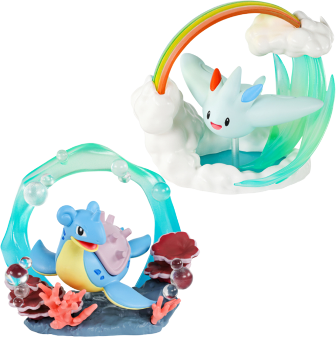 포켓몬스터 피규어 서큘러 디오라마 라프라스 토케키스, 1세트