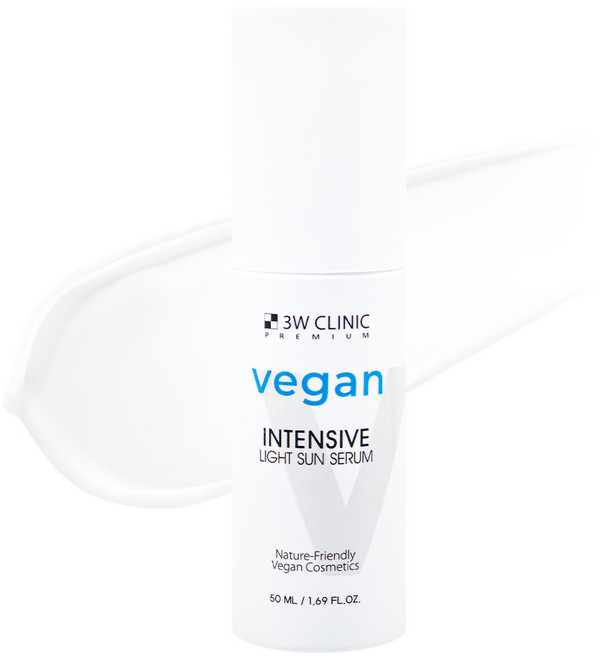 3W클리닉 프리미엄 비건 인텐시브 라이트 선 세럼 SPF50+ PA+++, 1개, 50ml