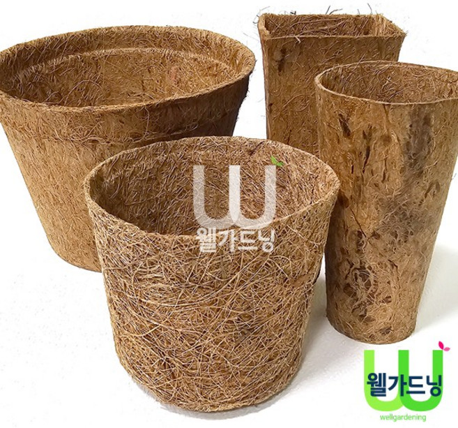 조이가든센터 Coir pots 코이어 화분, 원형(중)_1L, 1개