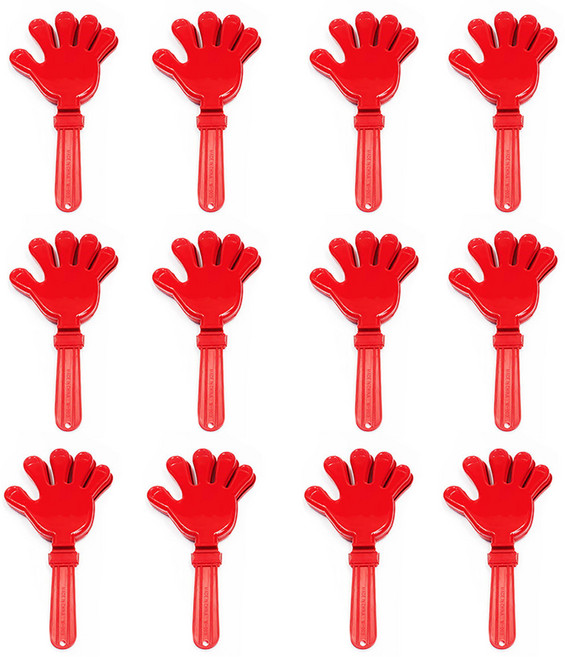 스투피드 응원용 짝짝이 특대 12개입, 1세트, 1_레드