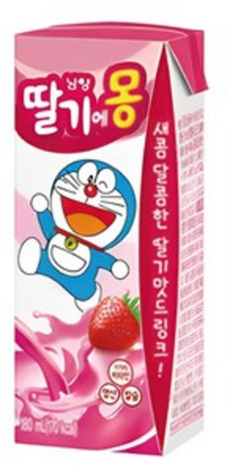 남양 딸기에몽 190ml 6팩/무배/유통기한26.05월이후제품, 6팩