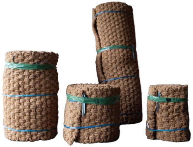 직수입 도매가격 (주)뉴에코 야자매트 폭1.2m 길이10m 두께35mm 고정핀 20개 무상제공, 1개