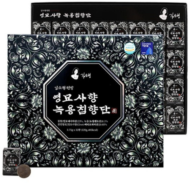 김소형원방 영묘사향 녹용침향단 32환, 1개