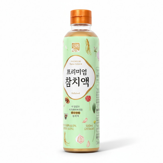 한라 프리미엄 참치액 참치액젓 500ml X 2개