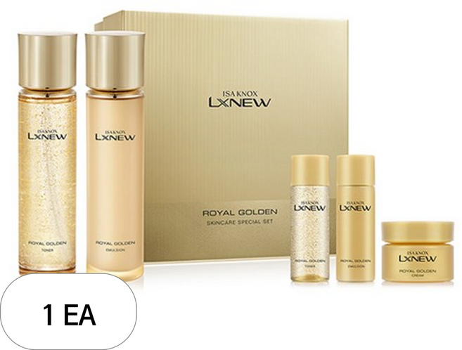 이자녹스 LXNEW 로얄 골든 기초화장품 2종 세트, 1세트
