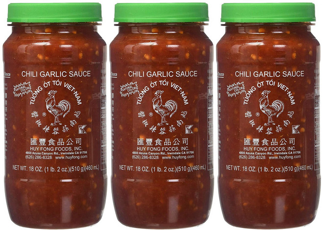 허이펑 칠리 갈릭 소스, 510g, 3개