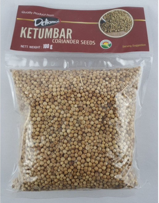 케툼바 코리엔더 홀 고수씨 (흰색) ketumbar coriander hole coriander seed (white), 100g, 1개