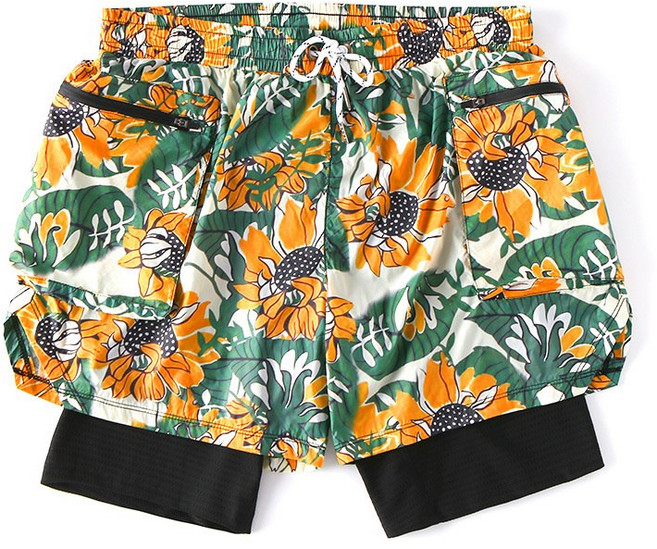 男士防尷尬速乾泳褲 寬鬆大碼競速款