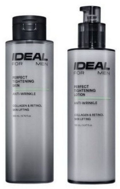 아이디얼포맨 퍼펙트 탄력 스킨케어 기프트 기획 2종세트 (스킨 150mL + 로션 150mL + 여행용 3종 추가증정), 1세트