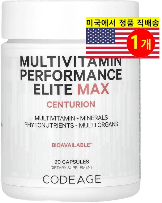 코드에이지 종합비타민 퍼포먼스 엘리트 맥스, 1개, 90정 - 쿠팡