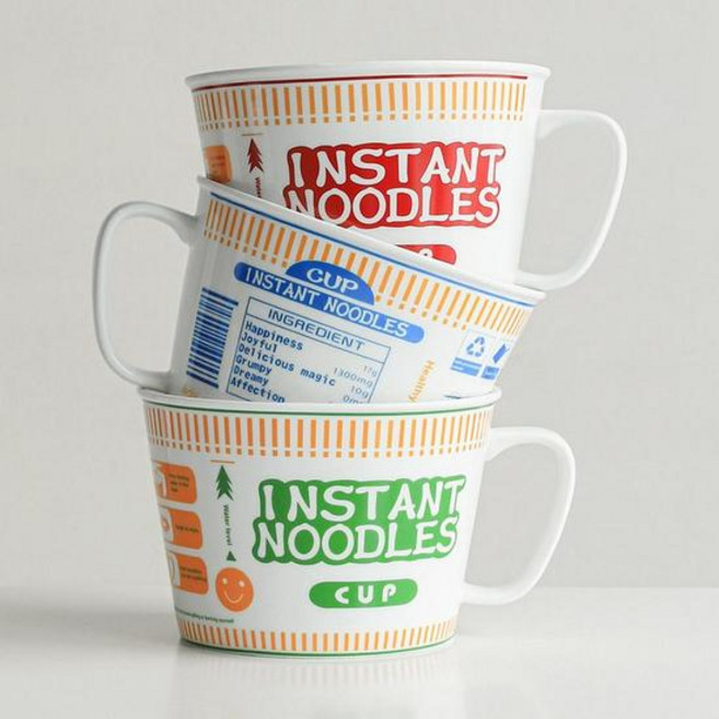 대용량 손잡이 도자기 라면기 뚜껑 우동기 라면그릇 1000mm, 1개, 드로잉 라면기 (그린)