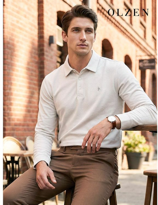 올젠 크로플 카라 티셔츠 (ZPE1TT1501) 3052600