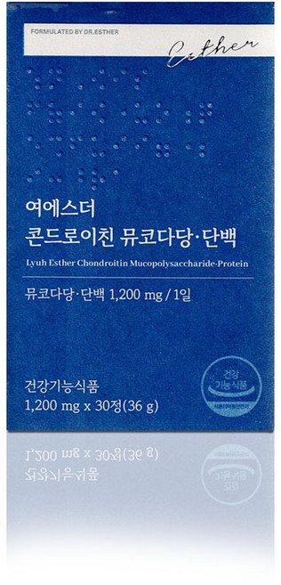 여에스더 콘드로이친 뮤코다당단백 1200mg x 30정, 1개