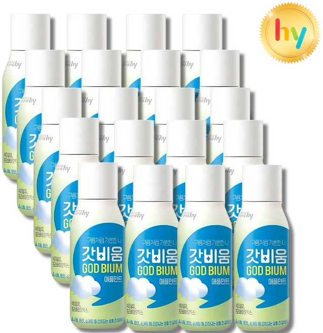 HY 한국야쿠르트 갓비움 애플민트, 230ml, 20개