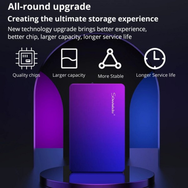 SomnAmbulist HDD 2.5 인치 휴대용 외장 하드 드라이브 1TB USB3.0 스토리지 호환 PC 노트북 TV PS4 Xbox, 03 320GB