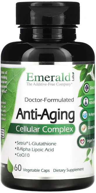 Emerald Laboratories 안티 에이징 셀룰러 컴플렉스 60 베지캡슐, 60개, 1개, 60정 - 쿠팡