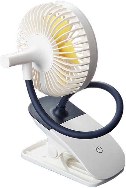 [TB472] Coms LED 집게 선풍기 / 고정 미니 소형 거치대 플렉시블 Flexible 무드등 램프 랜턴 저소음 유모차 차량 우산 양산 등 걸이형