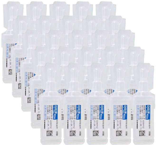 아이콘액 대한약품 아이콘액 일회용 생리식염수 렌즈, 20ml, 25개
