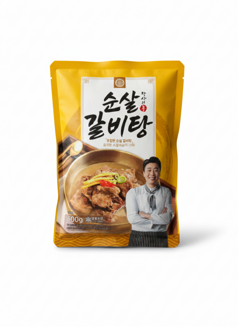 장사의신 밀키트 뼈없는 갈비탕 600g 5개