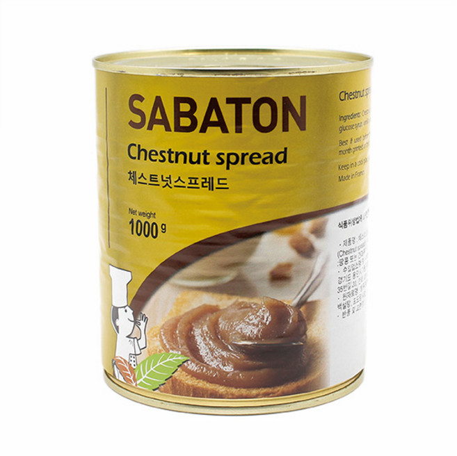 체스트넛스프레드 1kg 사바톤 밤잼 제과제빵용, 1개