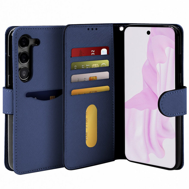 폰누리 백포켓 카드수납 가죽 다이어리 휴대폰 케이스