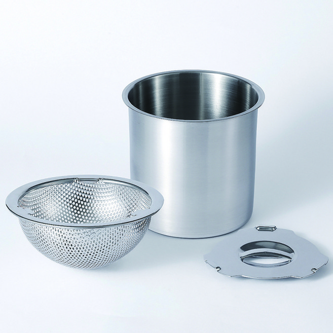 미강 싱크홀 올스텐 싱크대 배수구 거름망 커버 풀세트 국산 스텐 304, 1개, A타입 배수관+거름망+커버 풀세트
