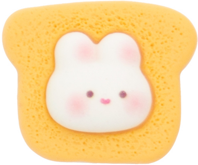 신발 실내화 장식 액세서리 윌비 클립온 꾸미기 파츠 (G그룹), 1개, 식빵 토끼