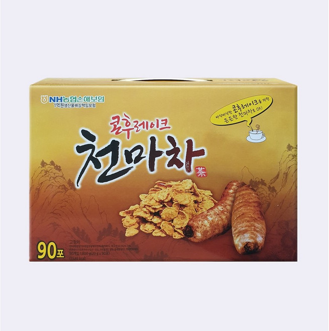 콘플레이크 천마차(1800G), 1개, 90개입, 20g